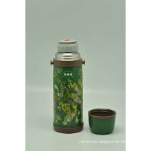 High Quality 304 Stainless Steel Double Wall Vacuum Flask Svf-1000e Green